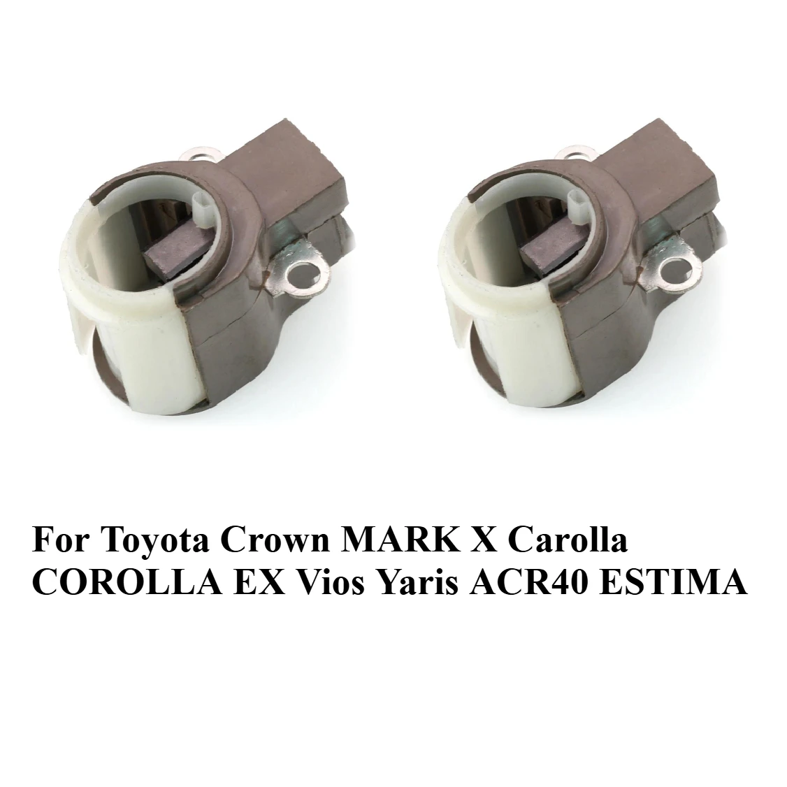 2pcs Generator Holder for Toyota Crown MARK X Carolla COROLLA EX Vios Yaris ACR40 ESTIMA Electric Motor Carbon Brush