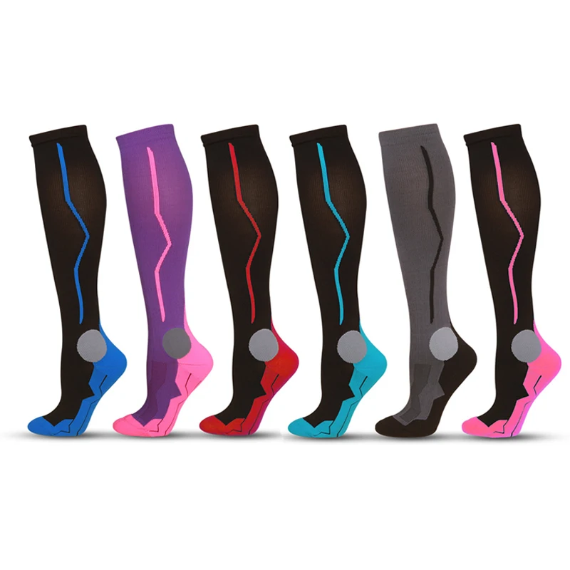 Compression Stockings Socks 3/5/6/7/8 pairs per set Unisex Sports Socks Lot Prevent Varicose Veins Nurse Socks Compression