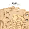 1: 72 European Union Towns and Shops Building Scenery Wooden Assembly Model Decoration Handmade Gift 2