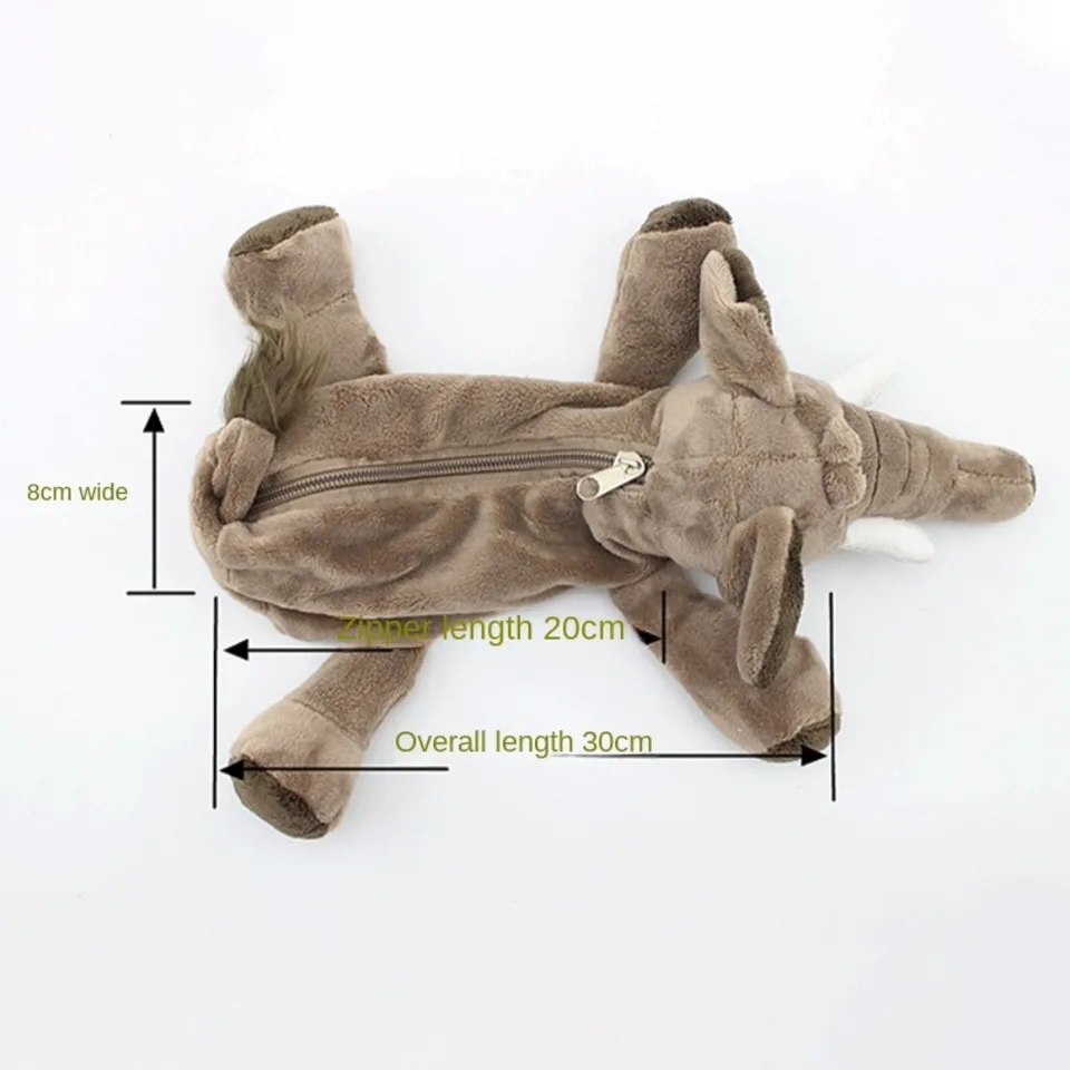 Astuccio per matite con stampa di mucca in bianco e nero, astuccio per matite, astuccio con cerniera, organizer per cancelleria, borsa per il trucco per bambini e ragazzi