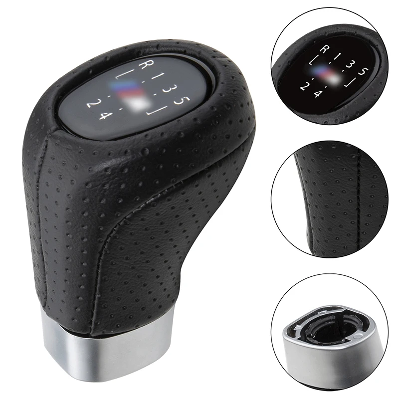 Car Gear Shifter Knob M Sport Manual Shift Knob Level Stick 5 Speed For