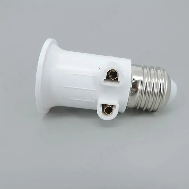 E27 to E27 2-pin EU plug cable Connector LED Bulb Lamp Adapter ABS Holder Base Screw Light power Socket converter M20