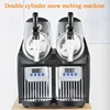 Commercial Frozen Drink Slush Machine 2 X15L Smoothie Slushy Maker 2 Cylinder Snow Melting Tank Ice-Cool Juice Dispenser 1