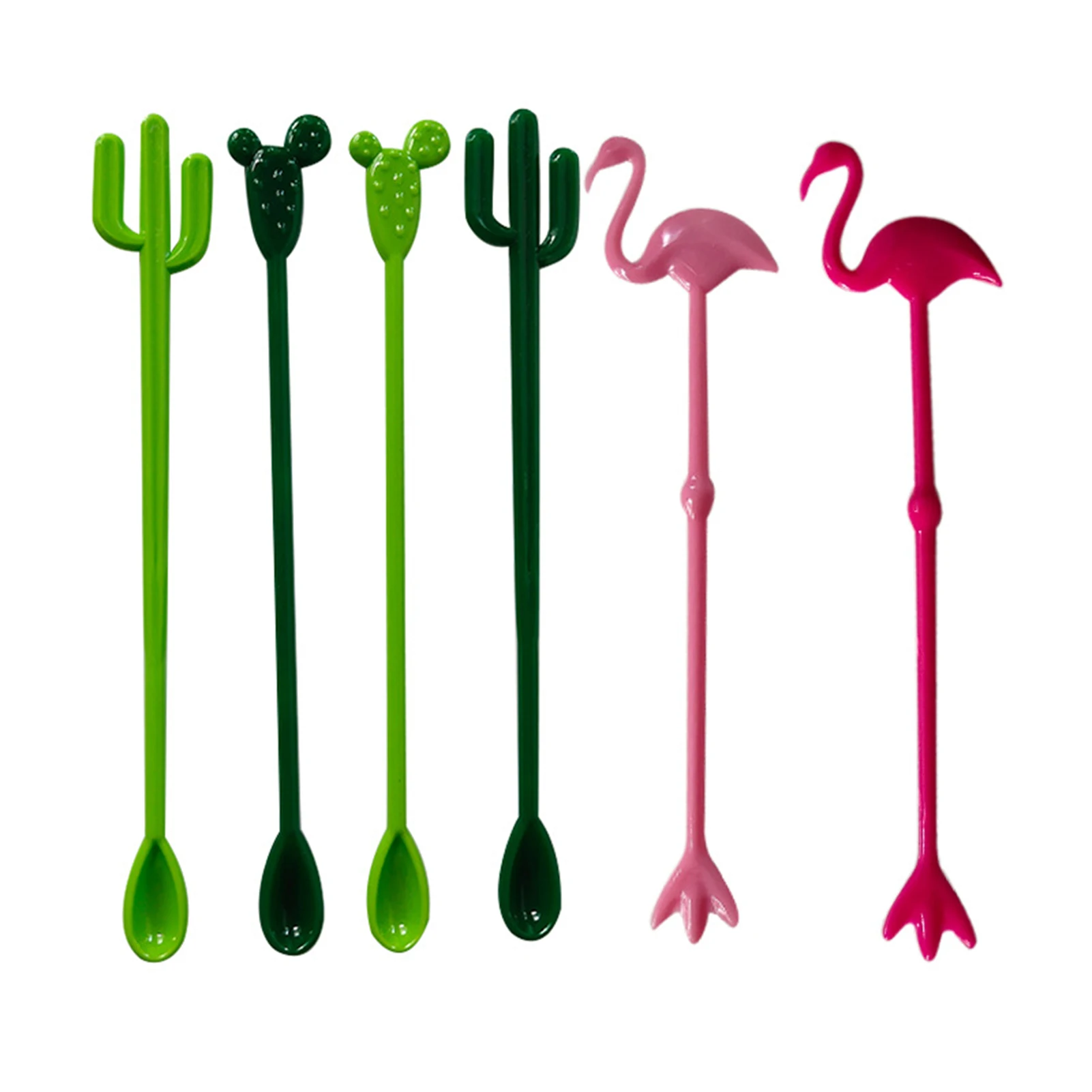 Plastic Cocktail Muddler Night-club Drink Wine Decor Cocktail Swizzle Sticks Flamingo Wine Stirrer Coffee Puddler Party Supplies Cocktail Stirrers Bar Muddler Cocktail Straws