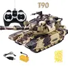1:32 Remote Control Shooting Tank RC Battle Tank Heavy Large Interactive Military War With Shoot Bullets Electronic Car Boy Toy 1