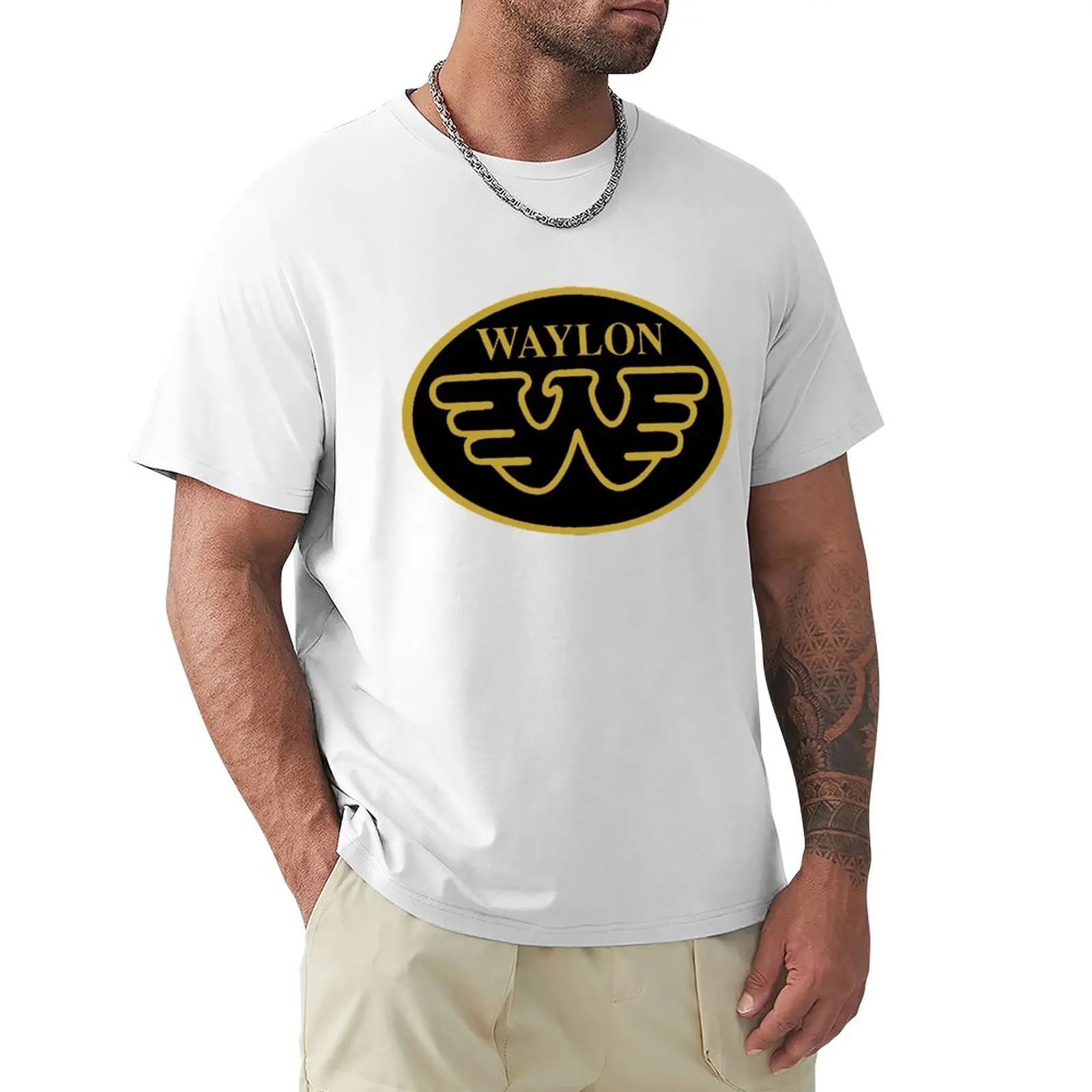 

Waylon Logo T-Shirt heavyweights customs design your own men t shirts