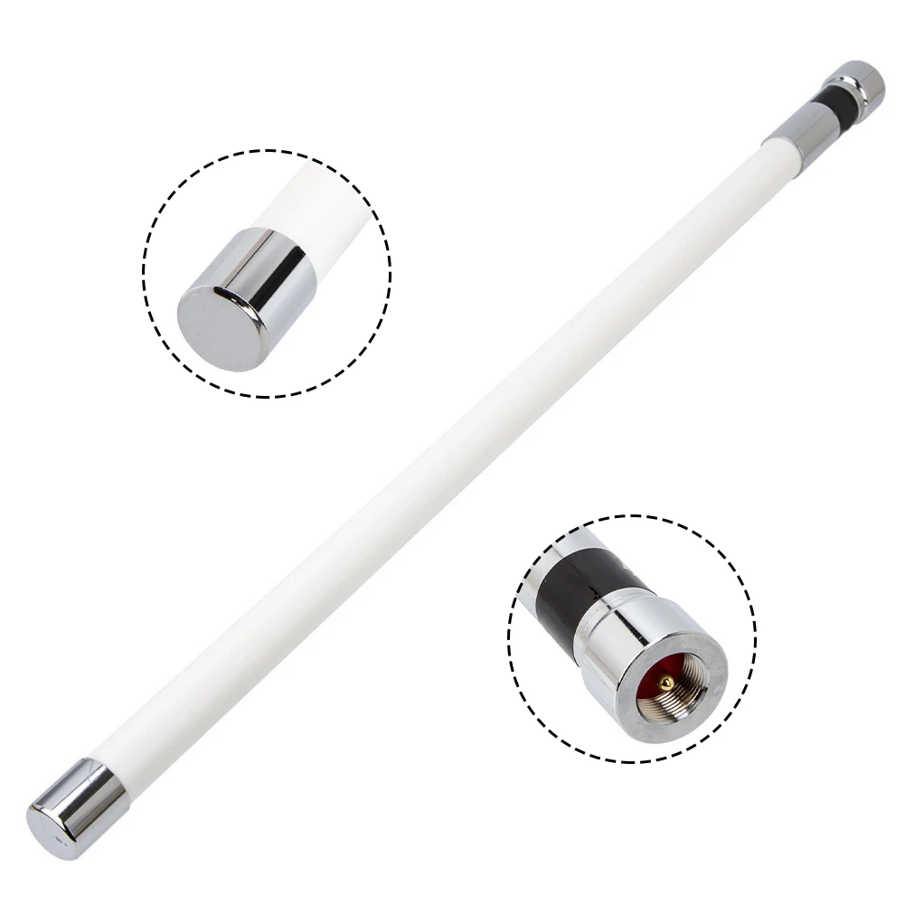 유리 섬유 안테나 VHF UHF 듀얼 200W 3.0dBi 고이득 모바일 안테나 길이 55cm 최대 전원 입력 200W, 1PC
