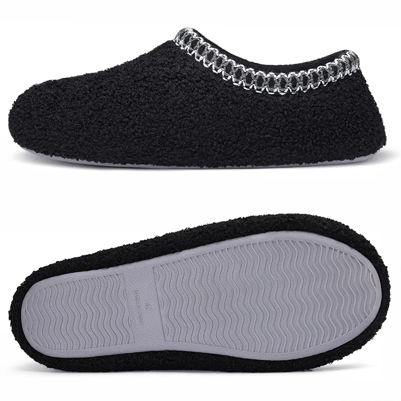 Women Memory Foam Slippers with Soft Rubber Sole