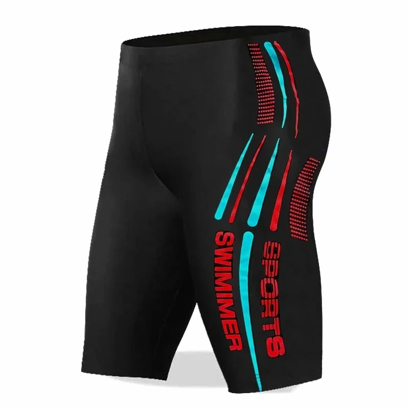 ملابس سباحة رجالية مضادة للإحراج بخمس نقاط مقاس كبير ملابس سباحة احترافية سريعة الجفاف للبيع بالجملة للمصنعين