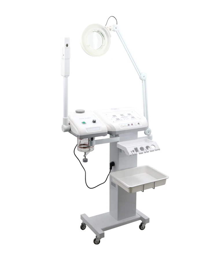 Upgrade your clinic with this 11-in-1 multifunction facial machine featuring ultrasound, galvanic, high frequency, vacuum suction, ozone therapy, and skin analysis tools. Designed for deep cleansing, anti-aging, and professional skin rejuvenation treatments. 11-in-1 Professional Multifunction Facial Machine For Estheticians