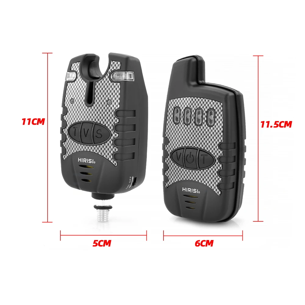 デルキム送信機 赤LED アクセサリー付き バイトアラーム - 通販