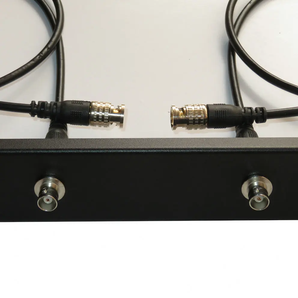 Antenna rack kit Front Mount Antenna Rack Kit GOLD BNC Fits Shure Wireless 4 20" Cables FMP420