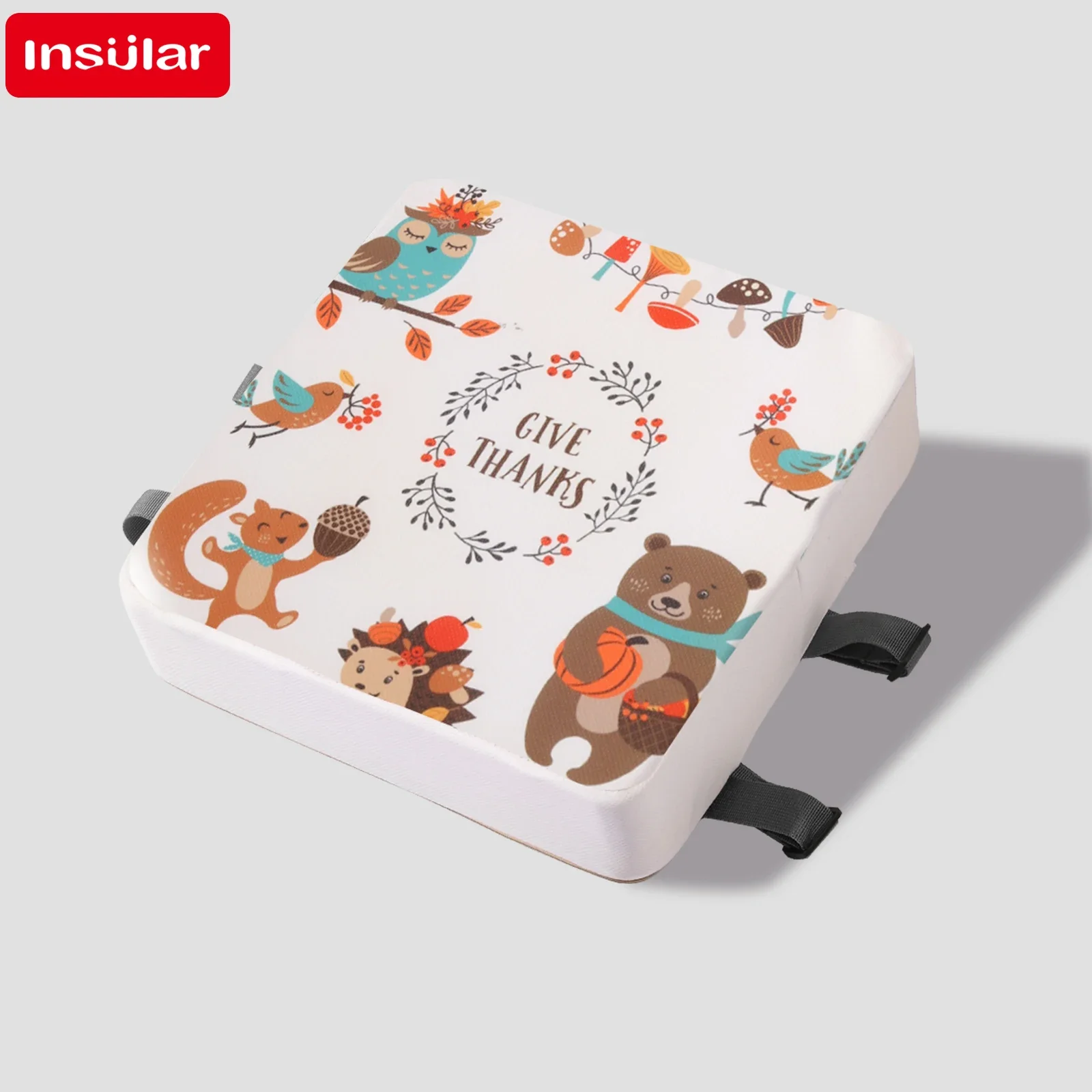 Children Kids Increased Booster Seat Cushion Pad Pillow Cushions Adjustable Removable Baby Safety Baby Dining High Chair Seat