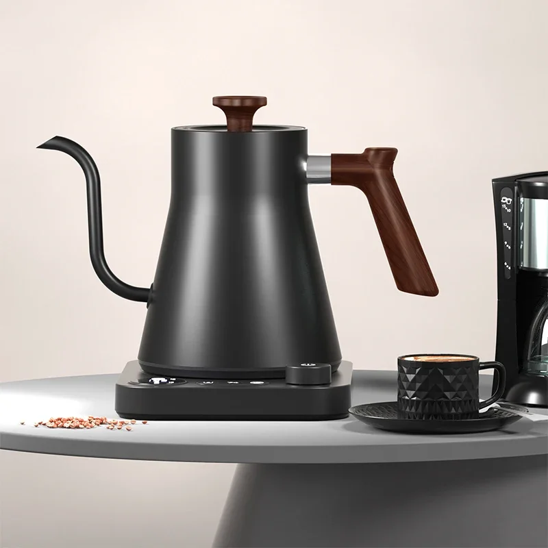 Coffee Maker 304 Stainless Steel Constant Temperature Coffee Maker LCD Display, 1200W Electric Maker, Switchable &deg;F/℃