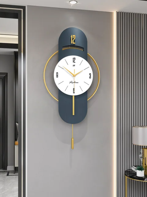 Luxury Modern Metal Design Mute Iron Wrought Clock 4