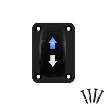 12V Car Boat Arrows Polarity Reverse Rocker Switch for Winch Linear Actuator 3 Way Momentary Switch UP Down Fixed Switch Panel 1