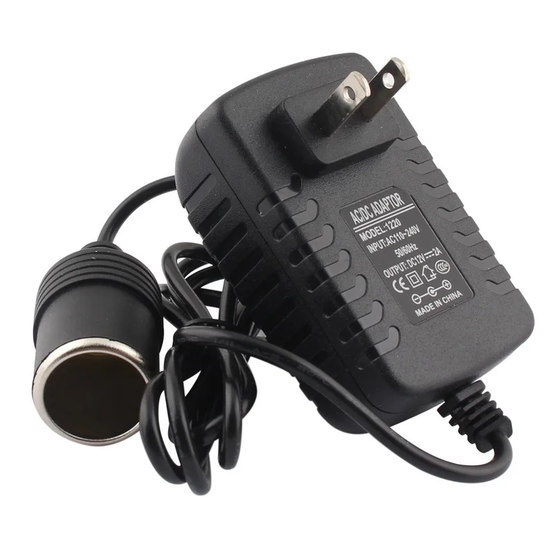 220V に 12V 6A 車のシガーライター電源アダプタソケット 220V に 12V 72 ワット充電コンバータホーム部品米国/