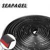 Universal Auto Sealing Strip Inclined T-Shaped Rubber Weatherproof Edge Trim Car Door Trunk Lid Gap Seal Sound Insulation Strip 4