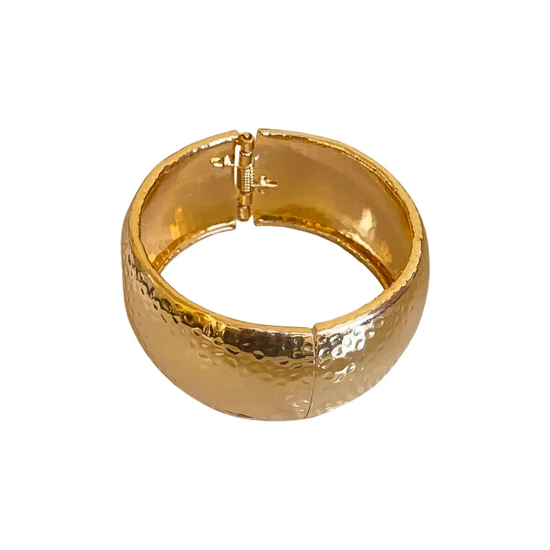 NISHIZAWA Pleated Metal Style Open Bracelet Personalized Design Bracelet Fashionable Niche Jewelry 6