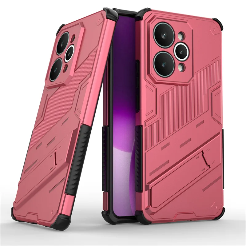 Magnetic Armor Shockproof Kickstand Phone Case - Enhanced Protection with Back Cover s