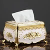 European style tissue box, kitchen, living room, napkin extraction box, hotel, restaurant tabletop paper extraction storage box 2
