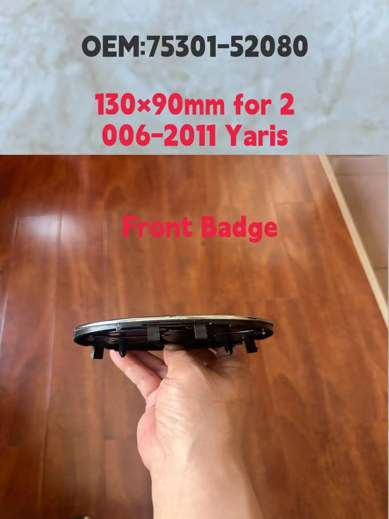 OEM:, passend für 130x90mm 2006-2011 für Yaris-Emblem