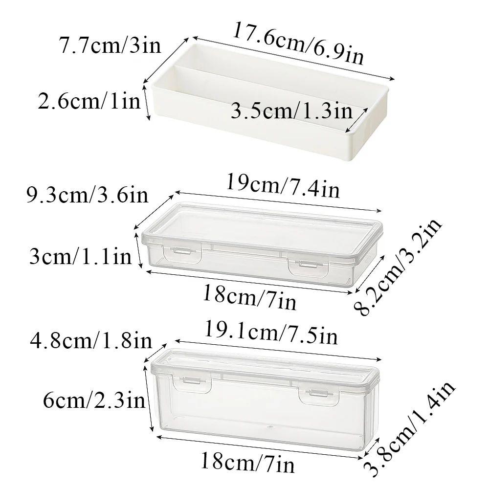 Estuche para lápices Estuche transparente Estuche para rotuladores Caja  organizadora multifunción Estuche transparente Zhivalor BST3066254-4