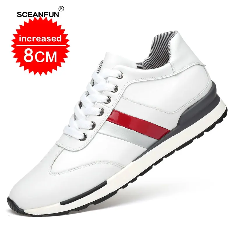 Summer Invisible Inner Height Increase Men'S Shoes 8cm Sneakers Fashion Breathable Casual Zapatillas De Hombre Designer