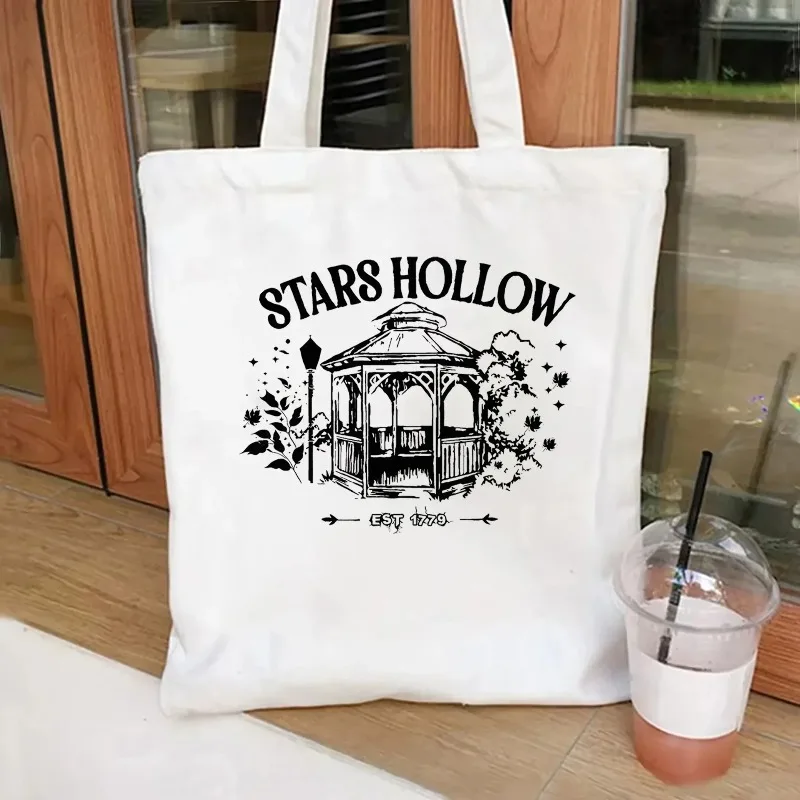 Stars Hollow Fall tote bag Gilmore Girls Merch Gilmore Girls popular shoulder bag canvas Luke's Diner tote