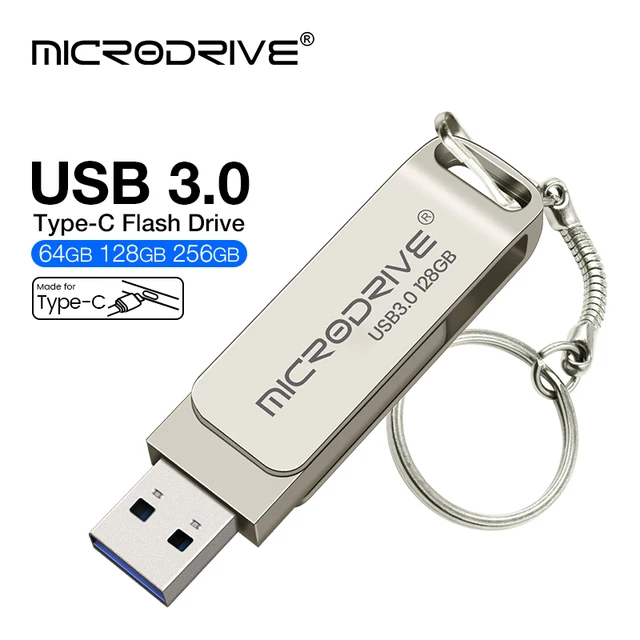 Флешка USB C Type C USB3.0 64 ГБ 128 ГБ 256 ГБ для смартфона Huawei и Android 2