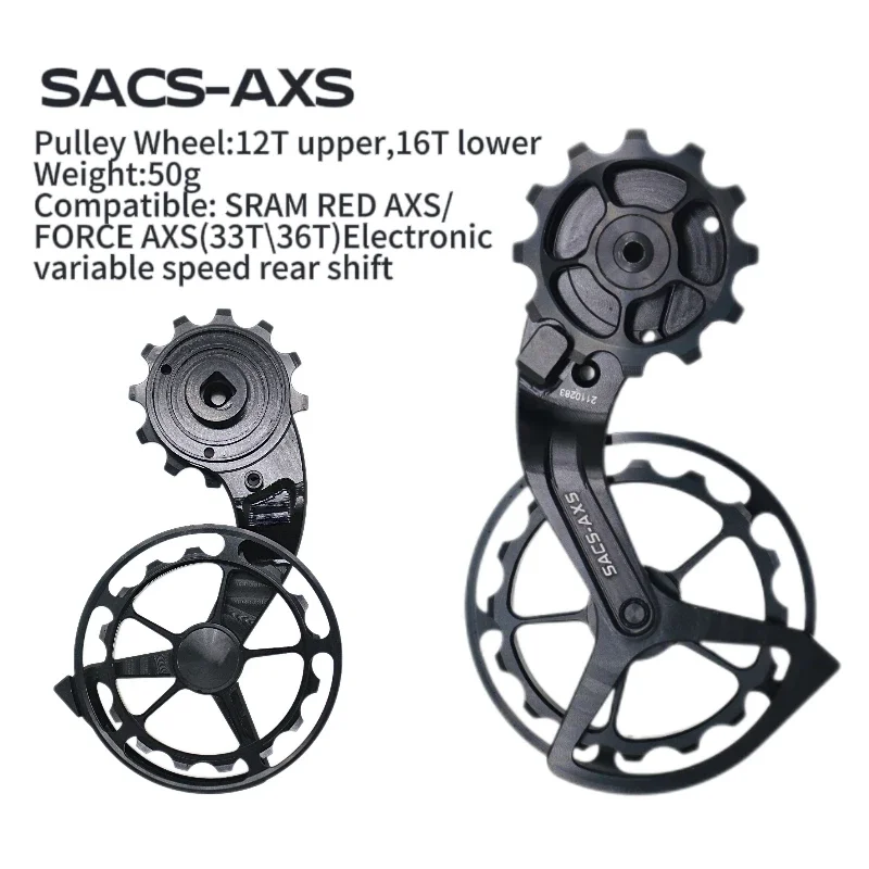 

Single Arm Cage System Bicycle Derailleur Compatible with SRAM RED AXS/FORCE AXS Electronic Variable Speed Rear Shift