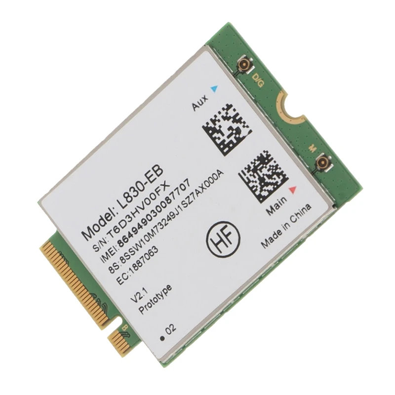 L830-EB 4G 내장 모듈, 다기능 단일 모듈, 레노버 X280, X380, S1, P52s, T580, T480, L580 용