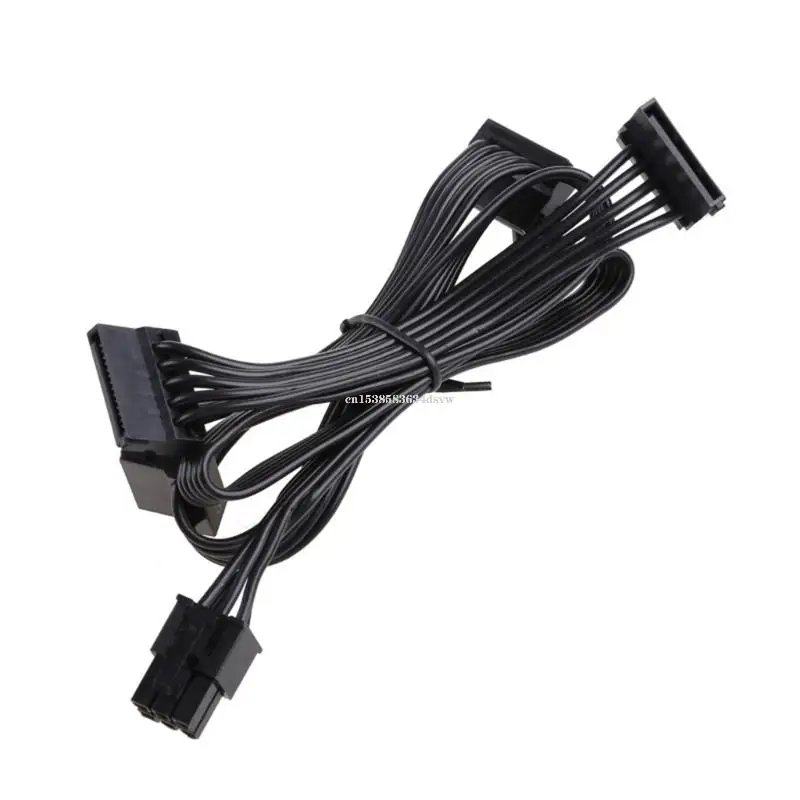 

6PIN to 4 Power Supply Power Cable Extension For G1G2G3 Power Modular Power Supply Easily Multiple Drives
