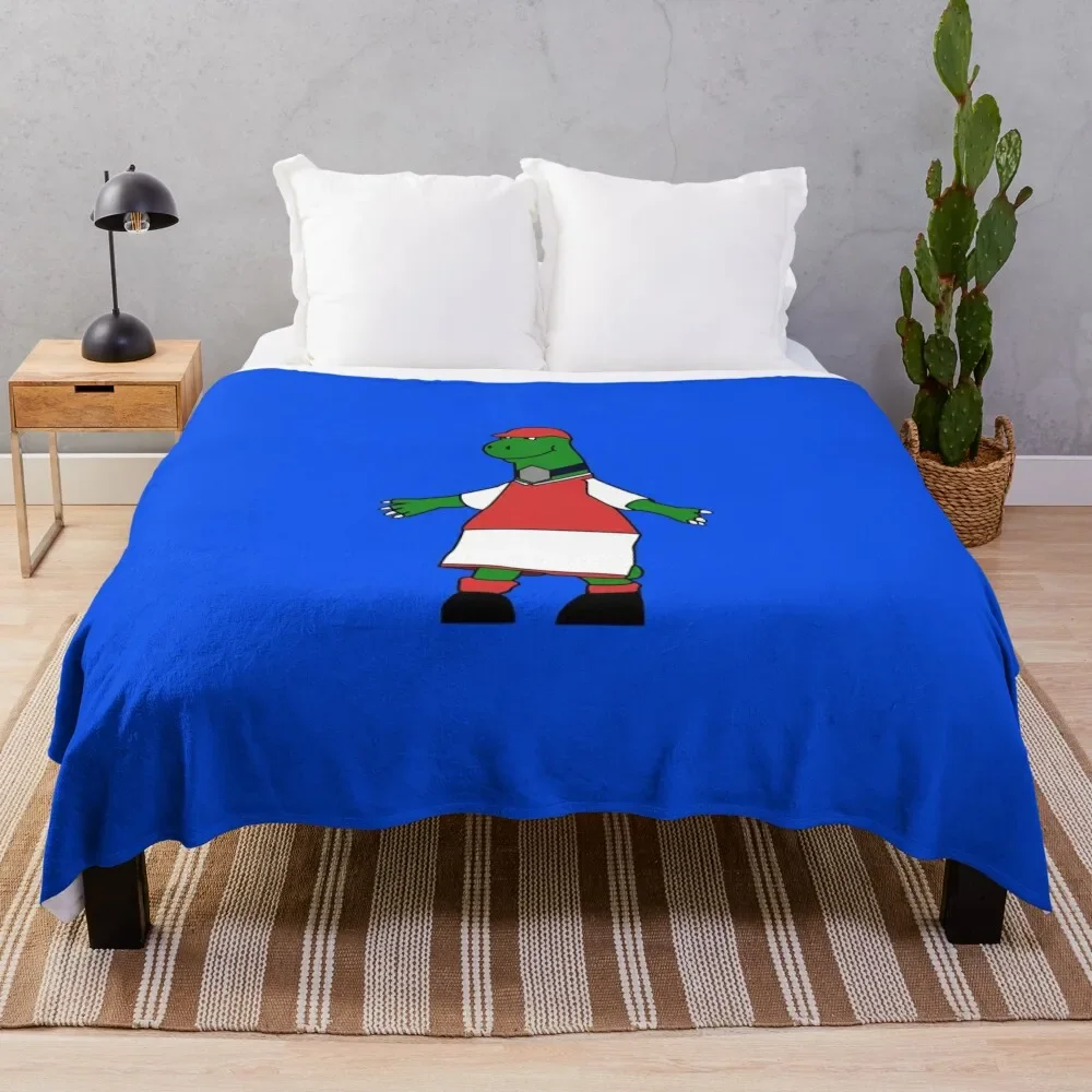 Gunnersaurus Sticker Throw Blanket Luxury Designer Hair Luxury Bed Blankets