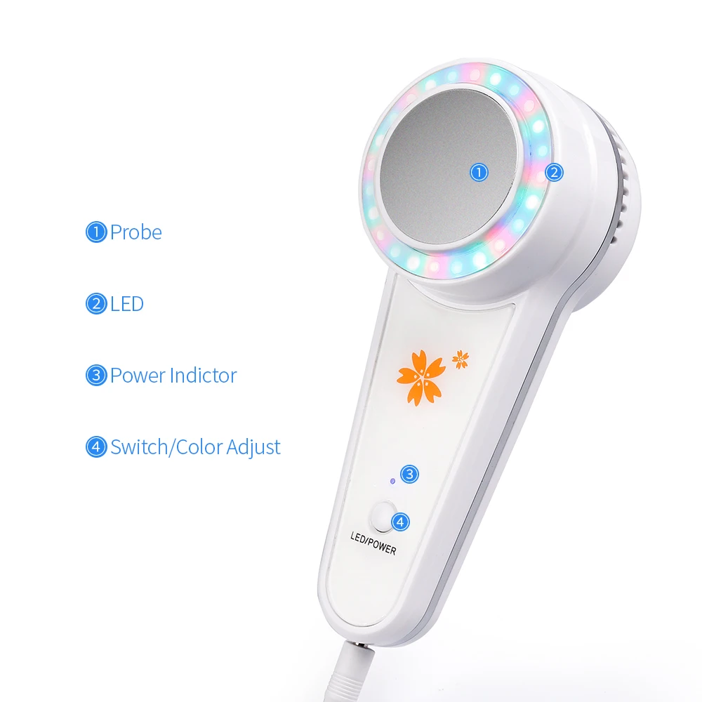Cold Hammer Cryotherapy Machine Nutrition Lead-in Face Massager Skin Lifting Tightening LED Photon Rejuvenation Cooling Hammer