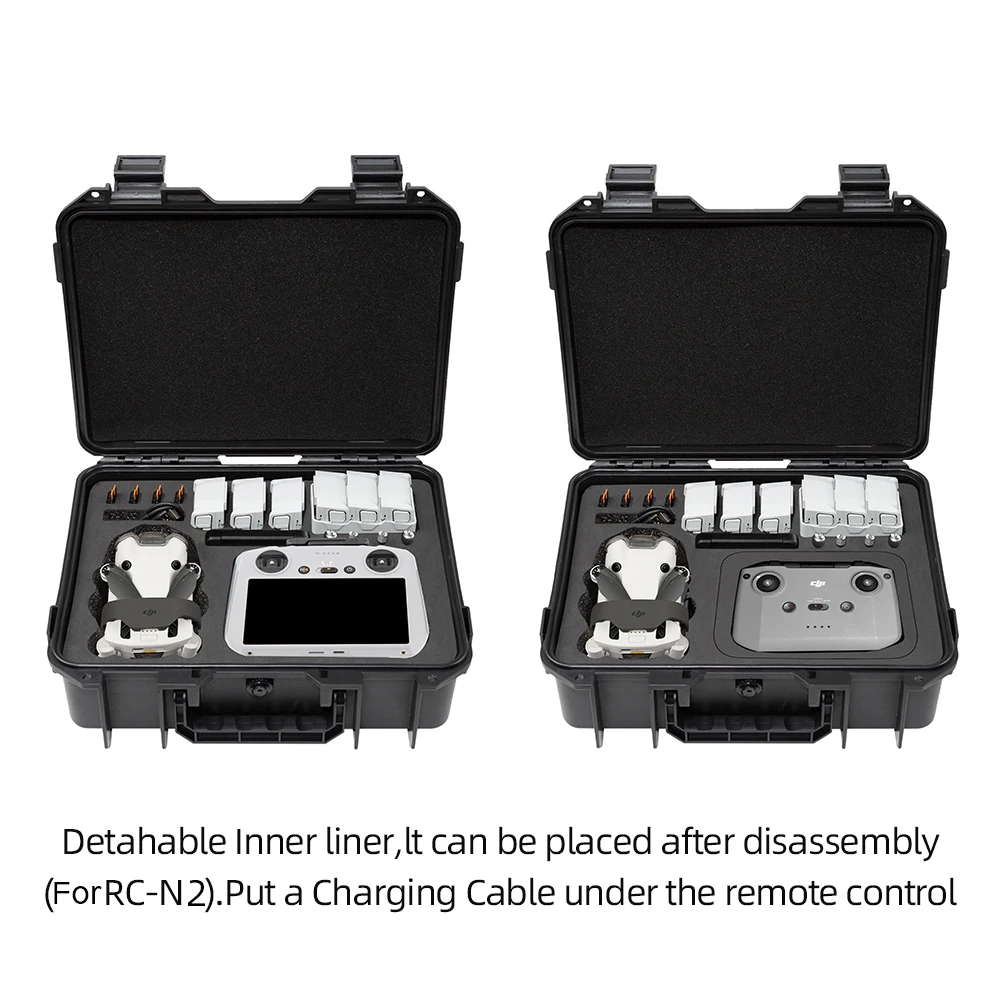 For DJI Mini 4 Pro Boxs drone accessories drone storage bag dji case drone case handbag case Explosion-proof Box For RC 2 & RC-N2 Remote Control Storage Case DJI Mini 4 Pro Box