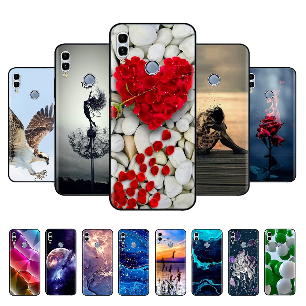 Cover Per Telefono Per Huawei P Smart 2019 Custodia In Silicone Cartoon Tpu Coque Per Huawei P Smart 2019 Pot-Lx1 Pot-Lx3 Pot Lx1 Psmart Case