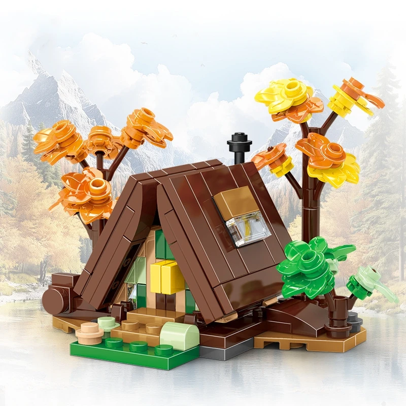 City Series Girls Santorini Castle Building Block Create Unique Structures Classic DIY Model Brick Toys Gift Children Kids