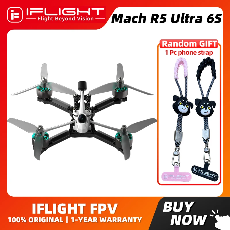 โดรนแข่งระดับโปร iFlight Mach R5 Ultra 6S พร้อมระบบ FPV ครบครัน
