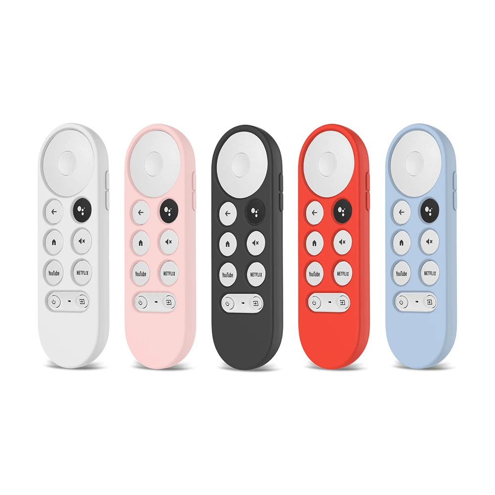 Silicone Protector Shell Replacement Soft Voice Remote Cove Shockproof Remote Control Protective Case For Google Chromecast silicone remote case silicone remote cover silicone remote sleeve remote controller cover silicone case protector