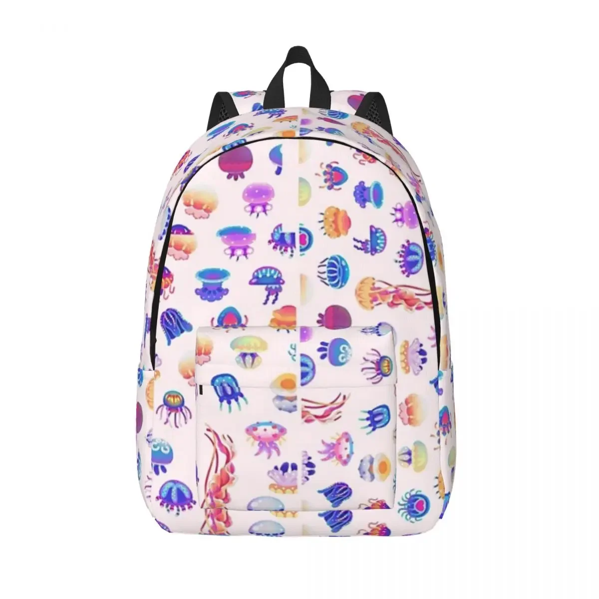 

Jellyfish Day - Pastel Woman Small Backpacks Bookbag Casual Shoulder Bag Portability Laptop Rucksack Children School Bags