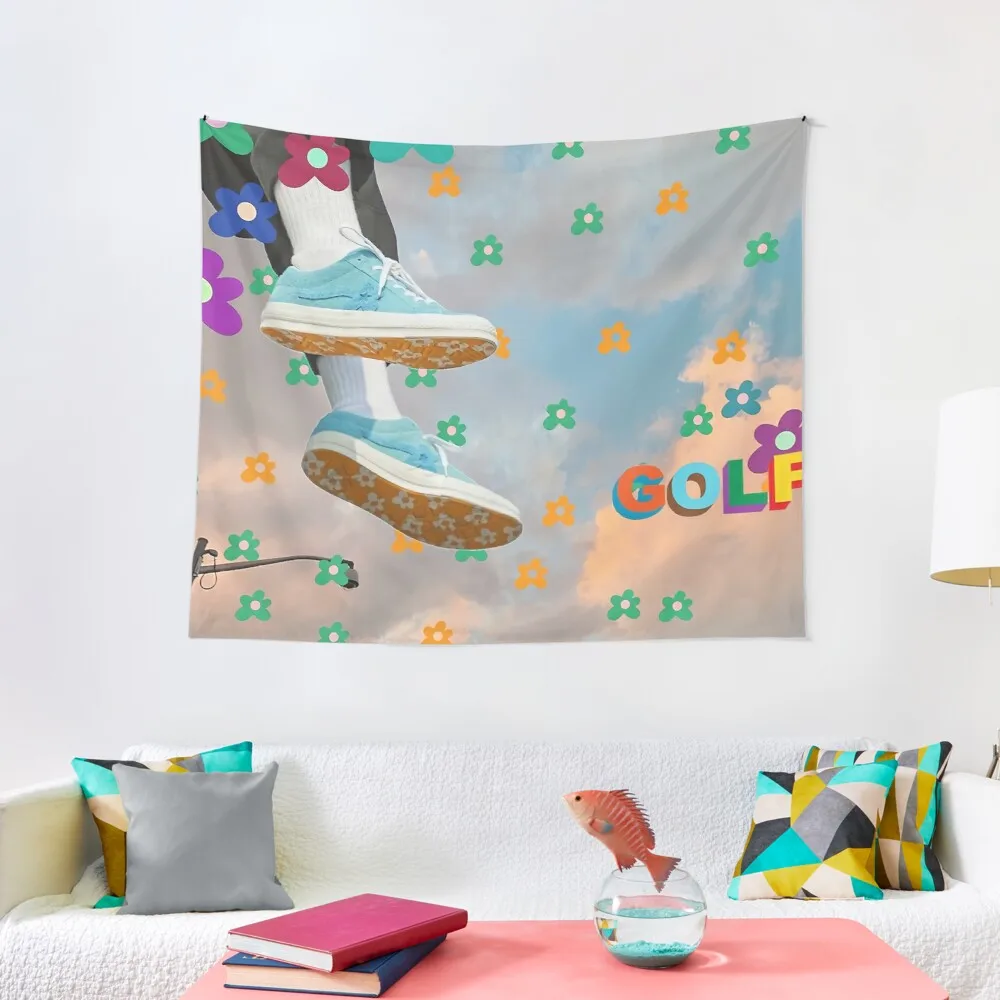 

Rainbows Shoe Tapestry Mushroom Tapestry Halloween Decoration