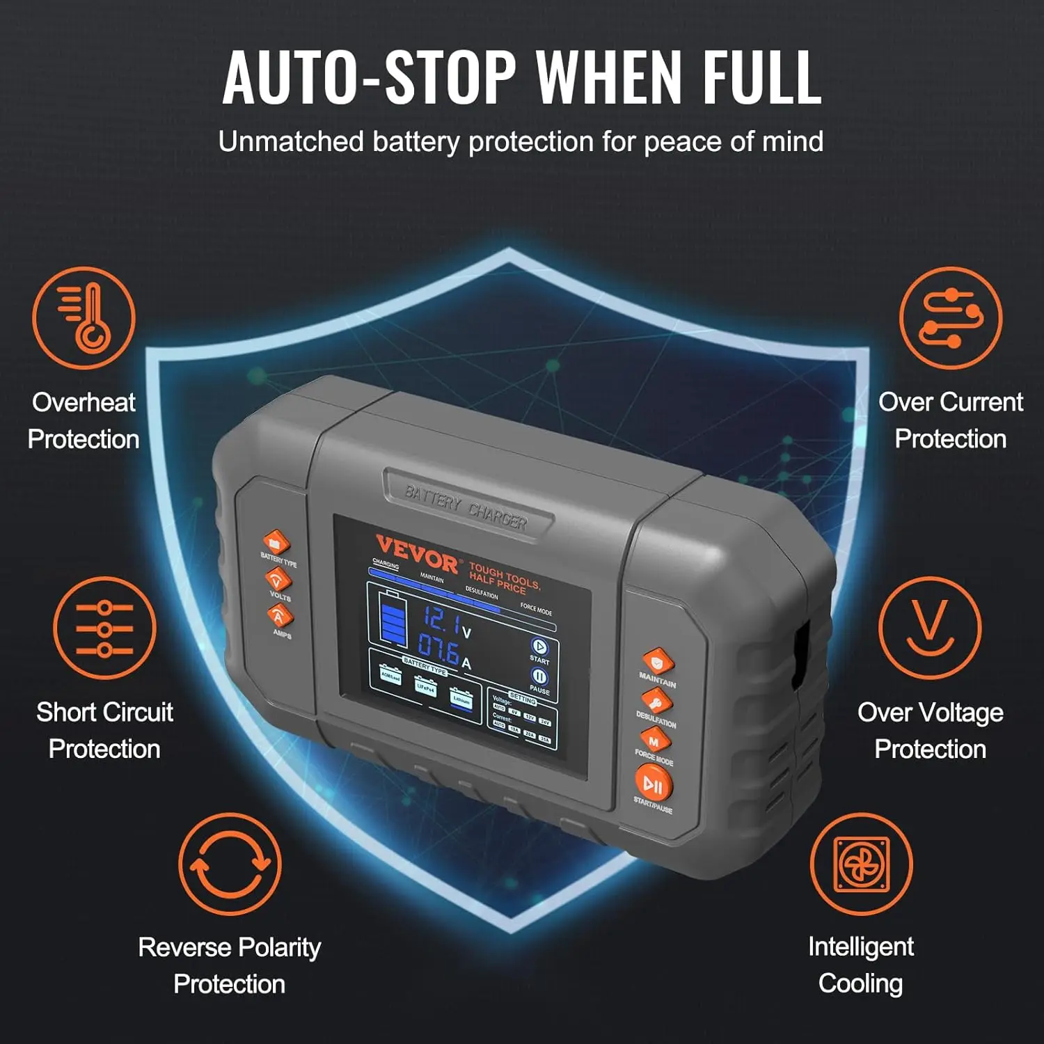 Compact Smart Battery Charger
