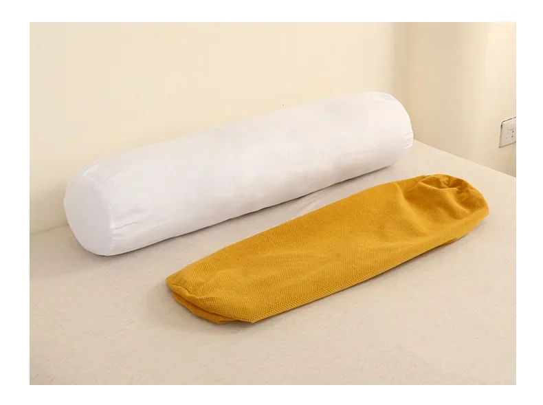 Body Pillow Pregnancy Pillows Chin Lumbar and Leg Support Stomach and Back Sleepers Adjustable Bendable Roll Pillow for Sleeping 3