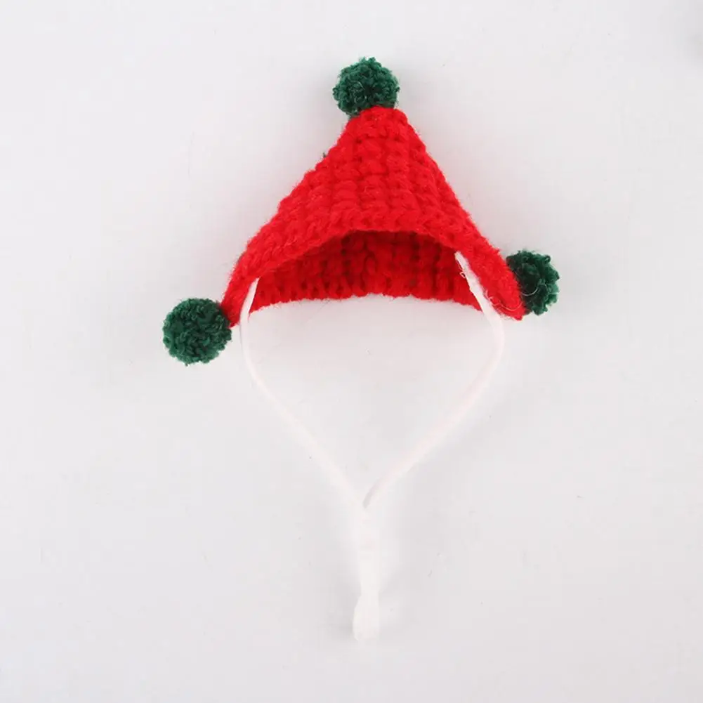 Pet Clothing Accessories Small Pet Fashion Hand Knitted Mini Hats for Snakes Hamsters Lizards Cute Costume for Holiday