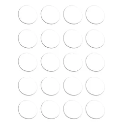 20Pcs Clear Glass Table Bumpers For Cabinet Doors For Cabinet Doors For Cabinet Doors Non-Adhesive Rubber Pads Glass Table