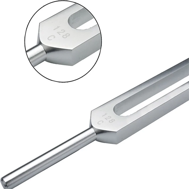 128 Hz Tuning Fork Weighted Bio-Acoustic Tuning Fork for Therapy 128 Hz Acoustic Slider Tuning Fork 3