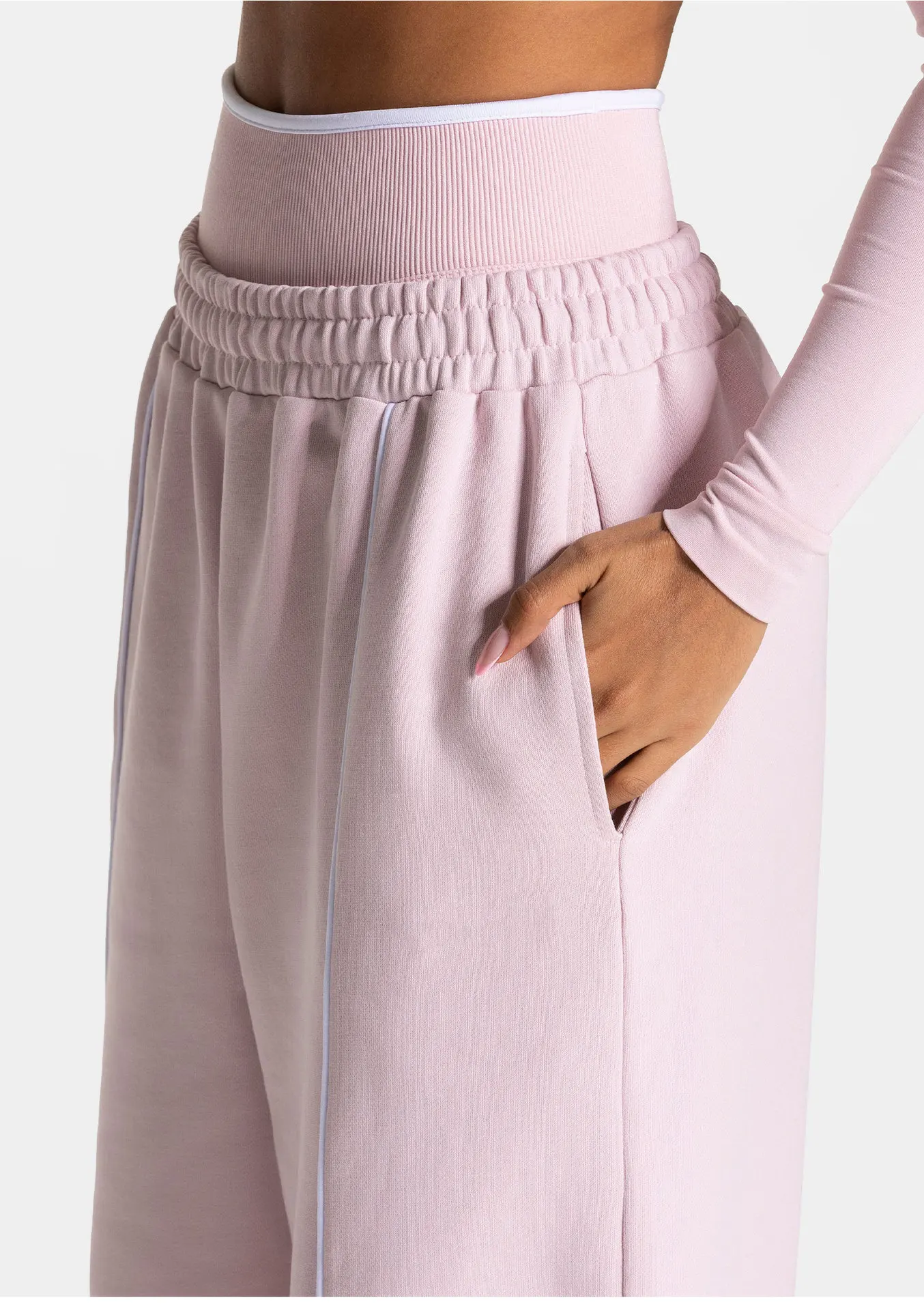 Pantalon Large Sport Femme avec Poches