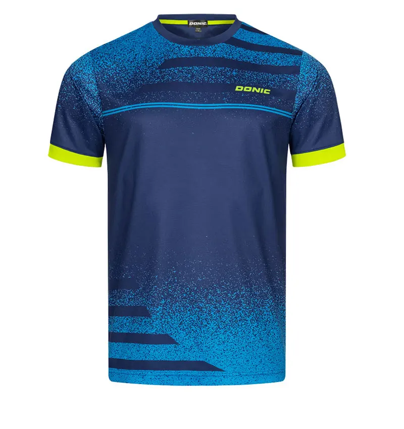 Men Table Tennis T-Shirt Undercurrent Pattern Men Summer ventilate Badminton T-Shirt Table Tennis Short Sleeve Quick Dry Top sport t shirt
