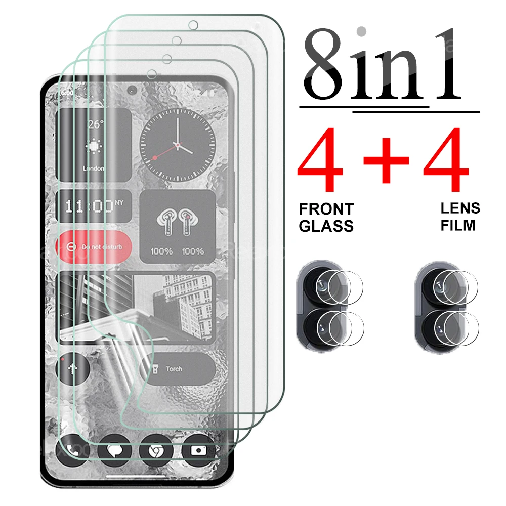 

8 in 1 Soft Hydrogel Film Screen Protector For Nothing phone (2) 5G phone (2)Nothing phone2Nothing Camera Protective Films Clear